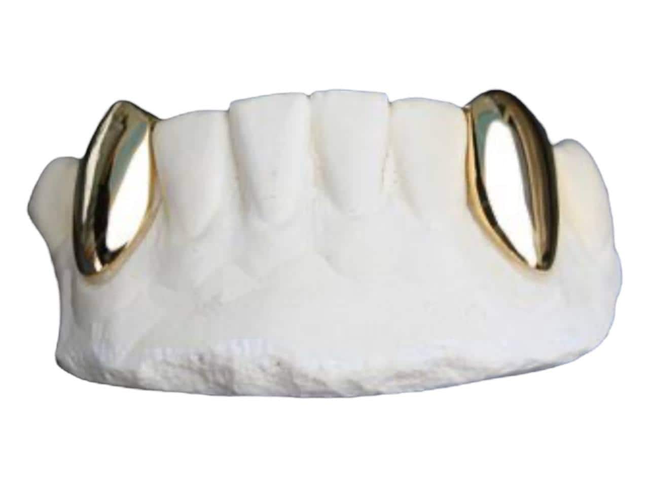 Custom Single Grillz: Solid Gold or Silver Tooth Cap