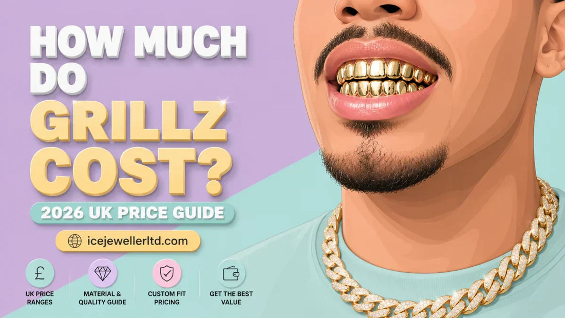 How much do grillz cost in the UK – 2026 price guide for gold silver and diamond grillz by Ice Jeweller