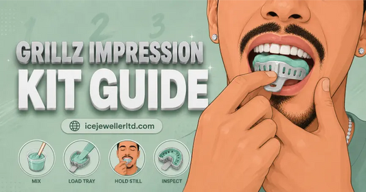 How to take a grillz dental impression at home – step-by-step impression kit guide, Ice Jeweller UK
