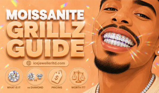 Moissanite grillz UK guide – are they worth it vs lab diamond, Ice Jeweller