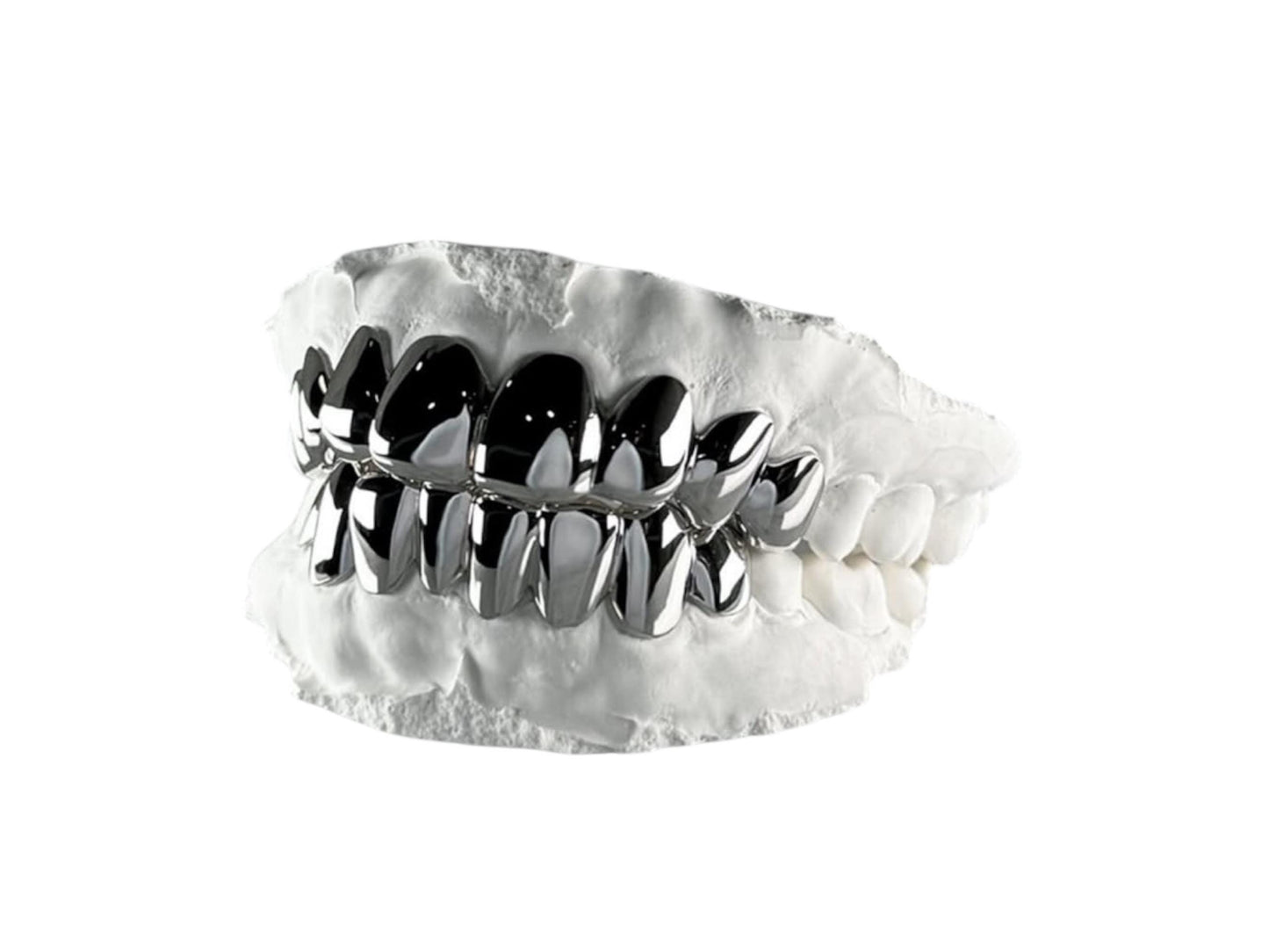 Custom Handmade Grillz: Solid Silver or Gold, Precision Fit
