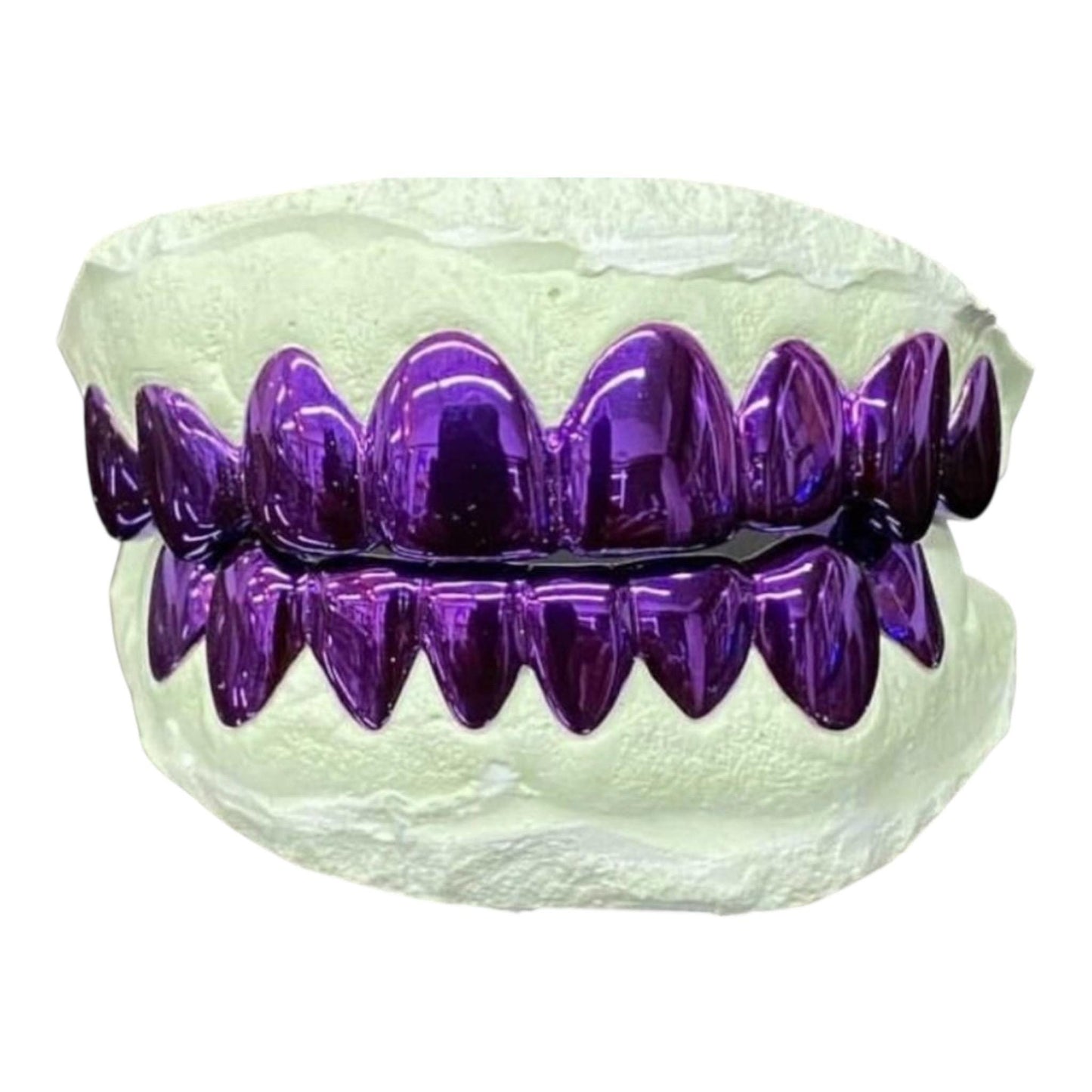 Custom colorful Grillz: Solid Silver or Gold, Precision Fit (black,red,green,blue…)