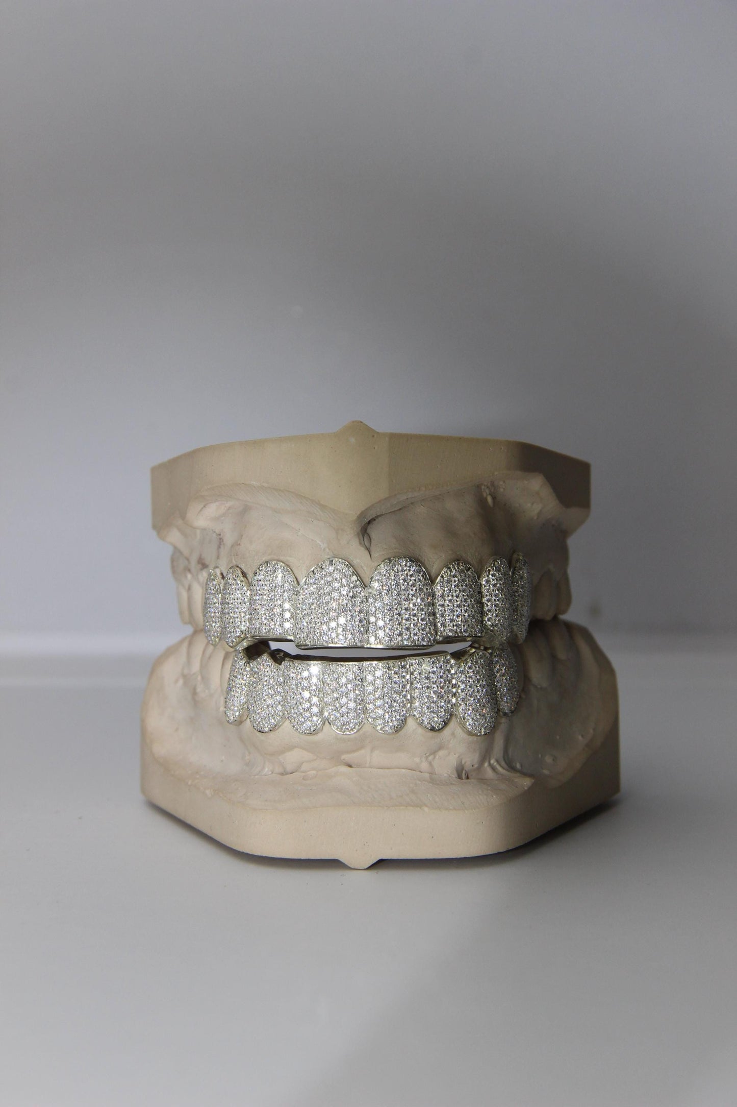 Custom Bustdown Grillz: Hand-Set Lab Diamonds, Silver or Gold