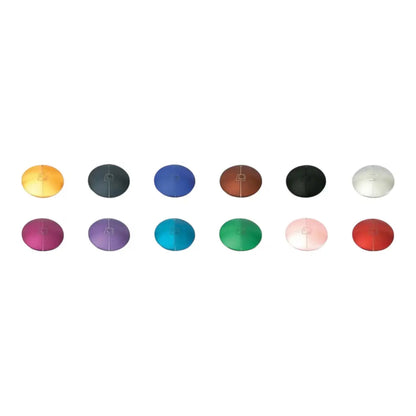 Set of available colors on a white background